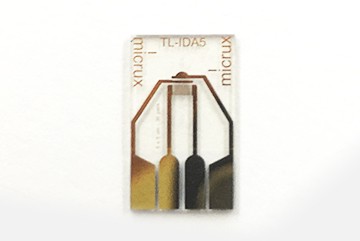 Thin-layer Microfluidic Gold Interdigitated Sensor (5/5 µm)