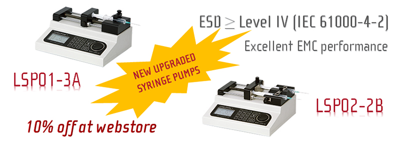 New Upgraded Syringe Pumps