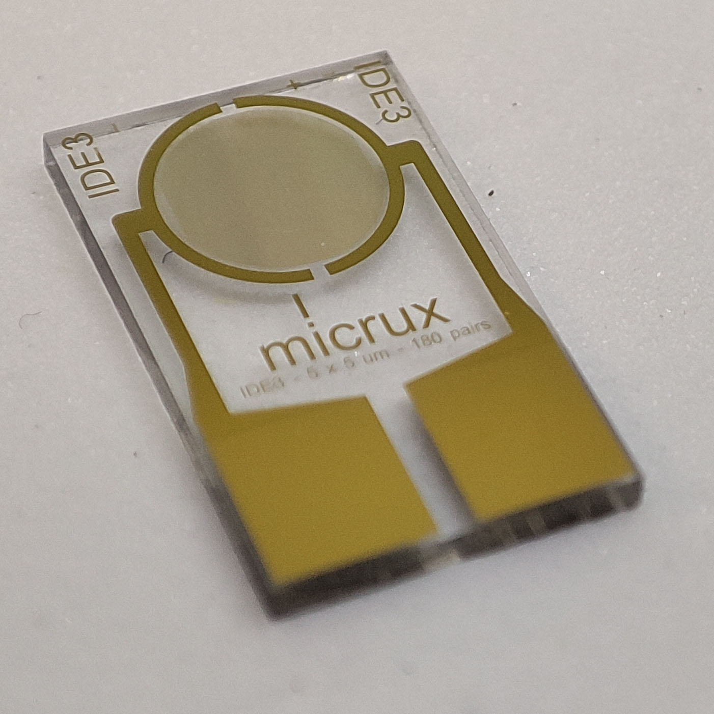 Microcapacitor Single-channel Interdigital Electrode MEMS